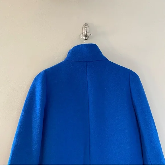 J. CREW MERCANTILE City Coat in Oxford Royal Size 2 - Picture 7 of 11